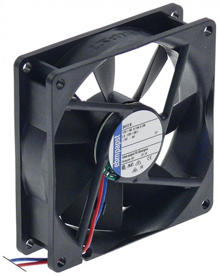ventilator axial L 92mm L 92mm Î 25mm 12VDC 2.2watt lagăr rulment cu bilă nr. producător