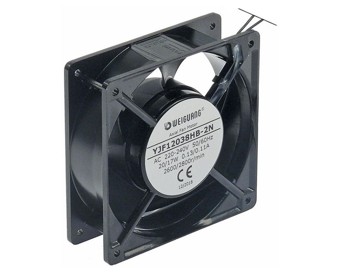 Ventilator axial 220/240 17/20W L 120mm L 120mm Î 38mm lagăr rulment cu bilă lungime cablu 1000mm - 602297