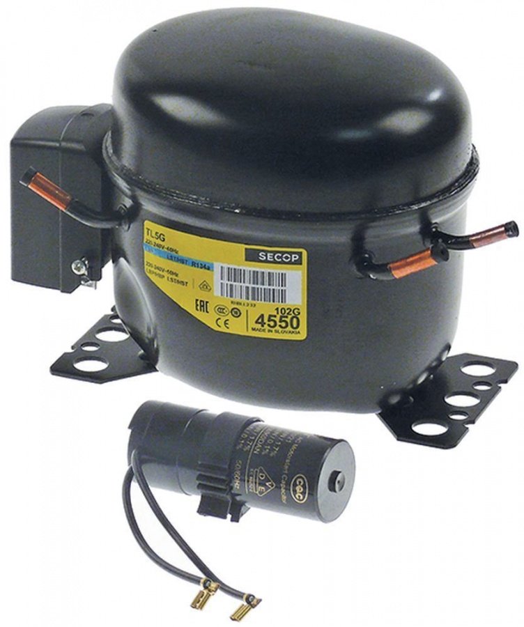 Compresor Danfoss TL5G, R134a, 140 W, 7,5 Kg - 605052