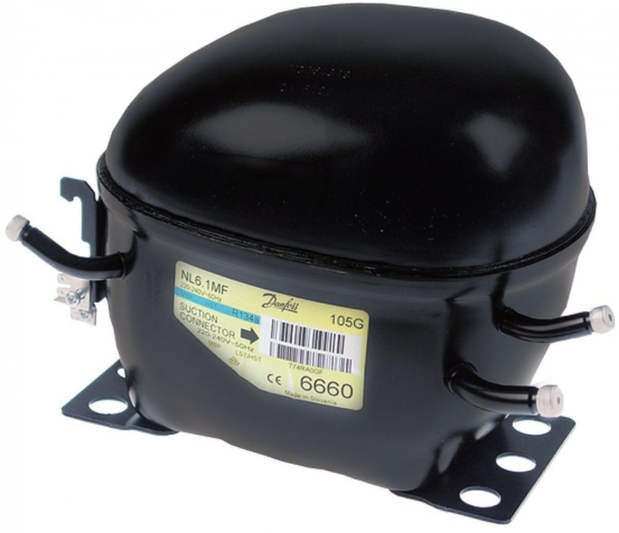 compressor coolant R134a type NL6.1MF 230 V 50/60Hz MBP fully hermetic 10,5 kg