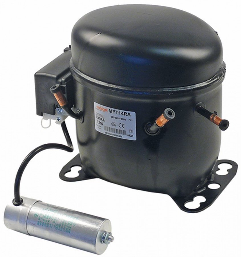 compressor coolant R404a/R507 type MP14RB 220-240V 50Hz HMBP fully hermetic 13,5kg power input 680W