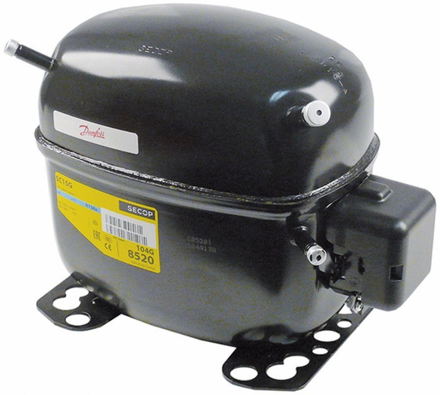 compressor coolant R134a type SC15G HST 220-240V 50Hz LBP/HBP fully hermetic 13,1kg 3/8HP