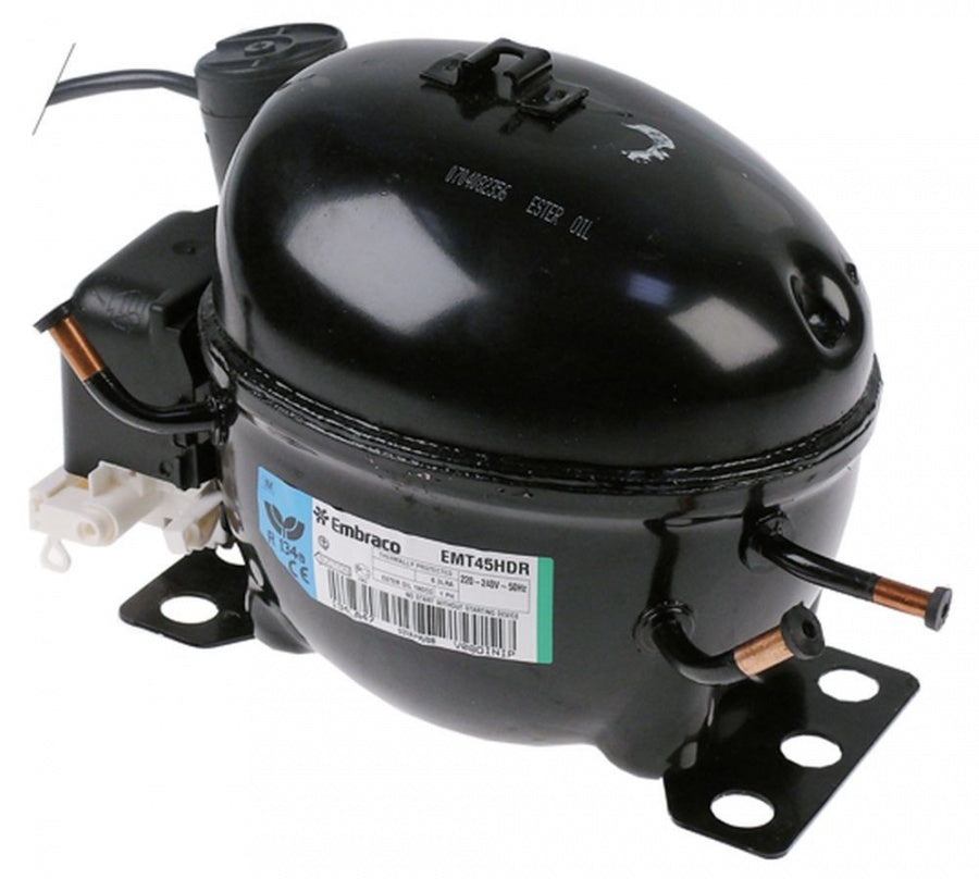 compressor coolant R134a type EMT45HDR 220-240V 50Hz HBP fully hermetic 7,7kg 1/8HP