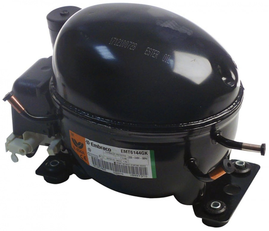 compressor coolant R404a/R507 type EMT6144GK 220-240V 50Hz MBP fully hermetic 8,1kg 1/4HP
