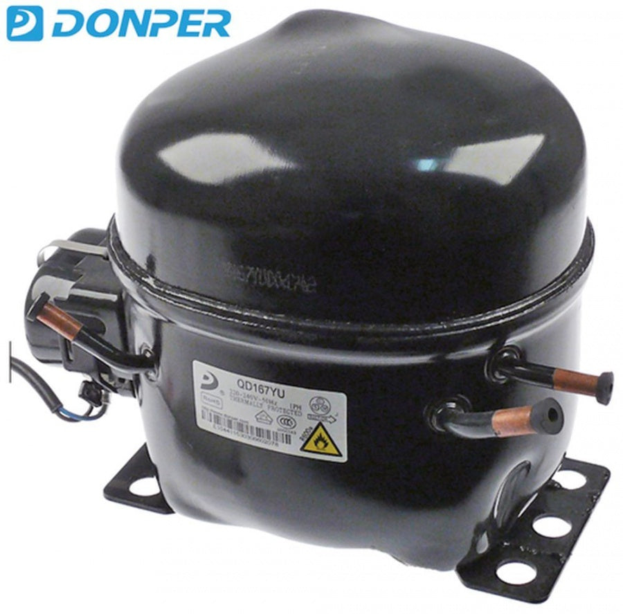 Compresor DONPER tip QD167YU, agent frigorific R600a, 220-240V, 50Hz, fully hermetic,11,9kg