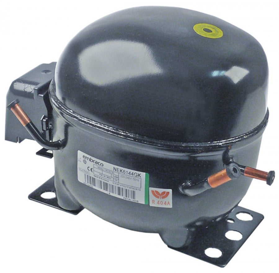 compressor coolant R404A type NEK6144GK 220-240V 50Hz MBP fully hermetic 10kg 1/4HP