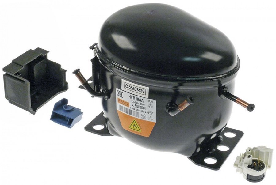 compressor coolant R600a type HVM10AA 220-240V 50Hz 8,7kg 1/5HP power input 166W H 180mm