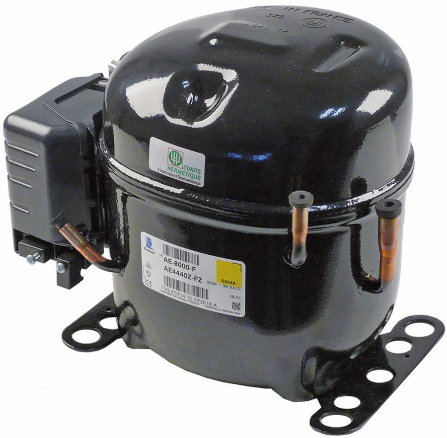 compressor coolant R404A type AE4440Z-FZ 220-240V 50 Hz HBP 10,5 kg 1/3HP power input 341 W