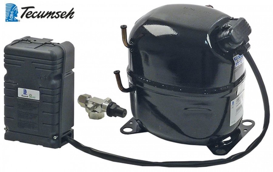 Compresor TECUMSEH AJ4461N/R CSIR, agent R134a, 220-240V, 50Hz, HBP 20kg, 1/2HP, power input 728W, 18,3 cm³