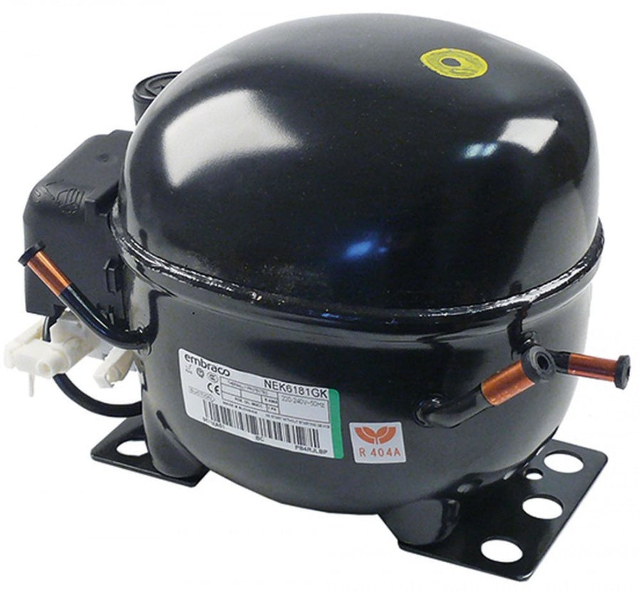 compressor coolant R404A type NEK6181GK 220-240V 50Hz 10,4kg 1/4HP power input 515W