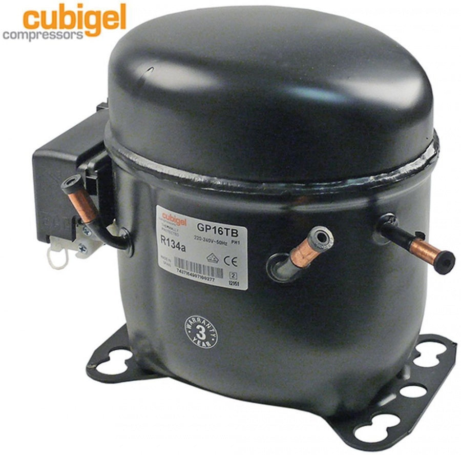 compressor coolant R134a type GP16TB 220-240V 50Hz HMBP 12kg 3/8HP power input 690W