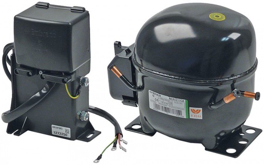 compressor coolant R404a/R507 type NEK6217GK 220-240V 50Hz 11,6kg 3/4HP power input 1010W