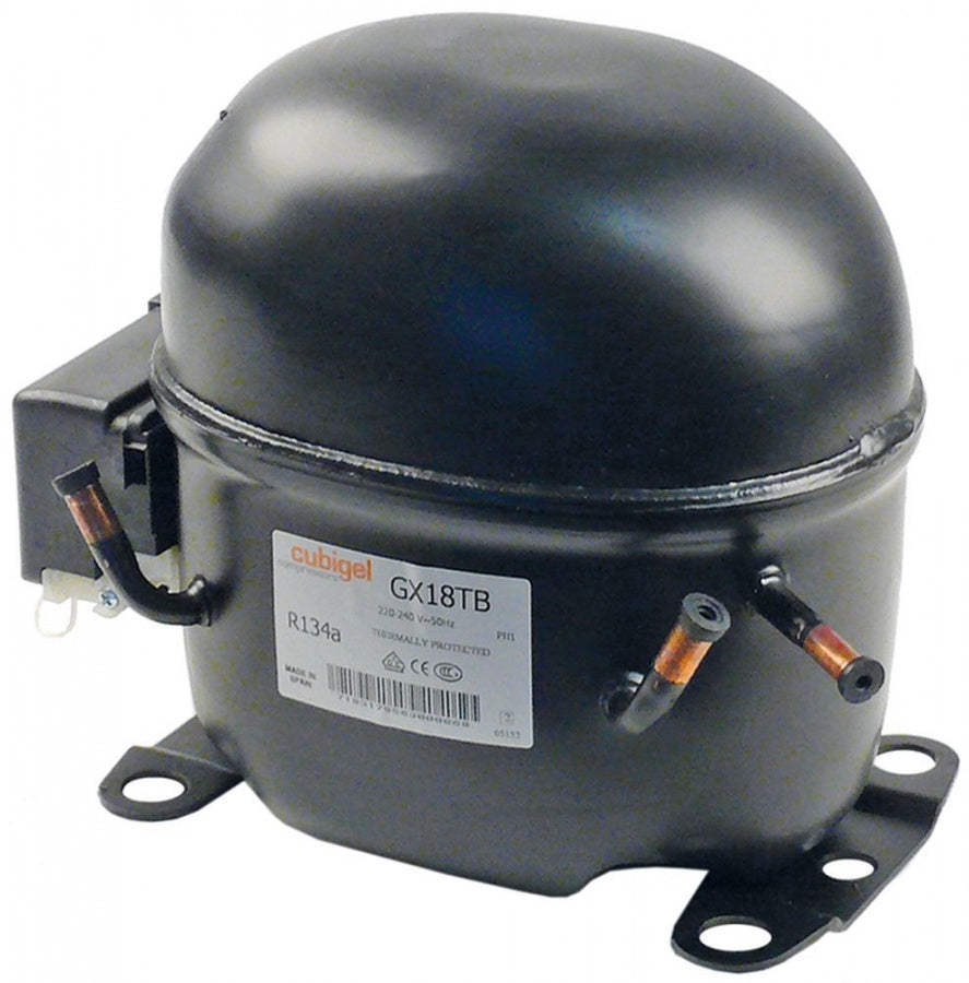 compressor coolant R134a type GX18TB 220-240V 50Hz 16kg 1/2HP power input 1390W