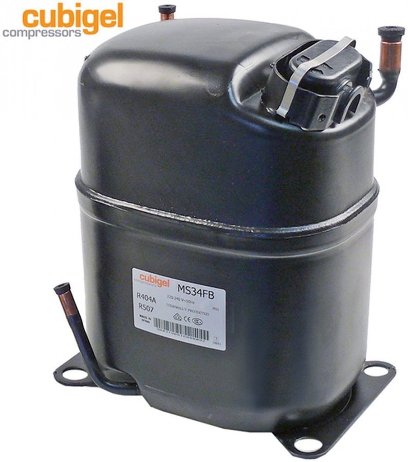 compressor coolant R404a/R507 type MS34FB 220-240V 50 Hz LBP 22,7 kg 1 HP power input 1089 W