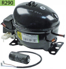 compressor coolant R290 type EMT6144U 220-240V 50 Hz MBP 7,8 kg 1/4HP power input 343 W