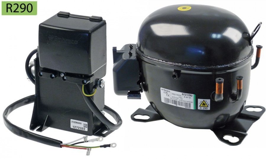 compressor coolant R290 type NT2170U 220-240V 50 Hz LBP 17 kg 1 HP power input 921 W
