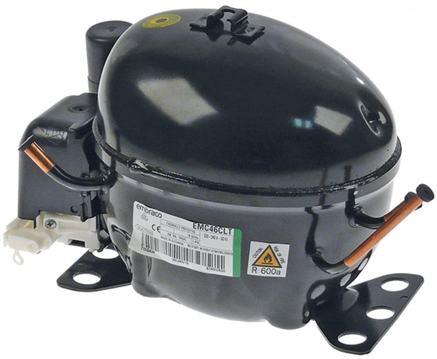 compresor agenți refrigeranți R600a tip 220-240V 50Hz LBP 7.8kg 1/7HP capacitate cilindrică 8cm³