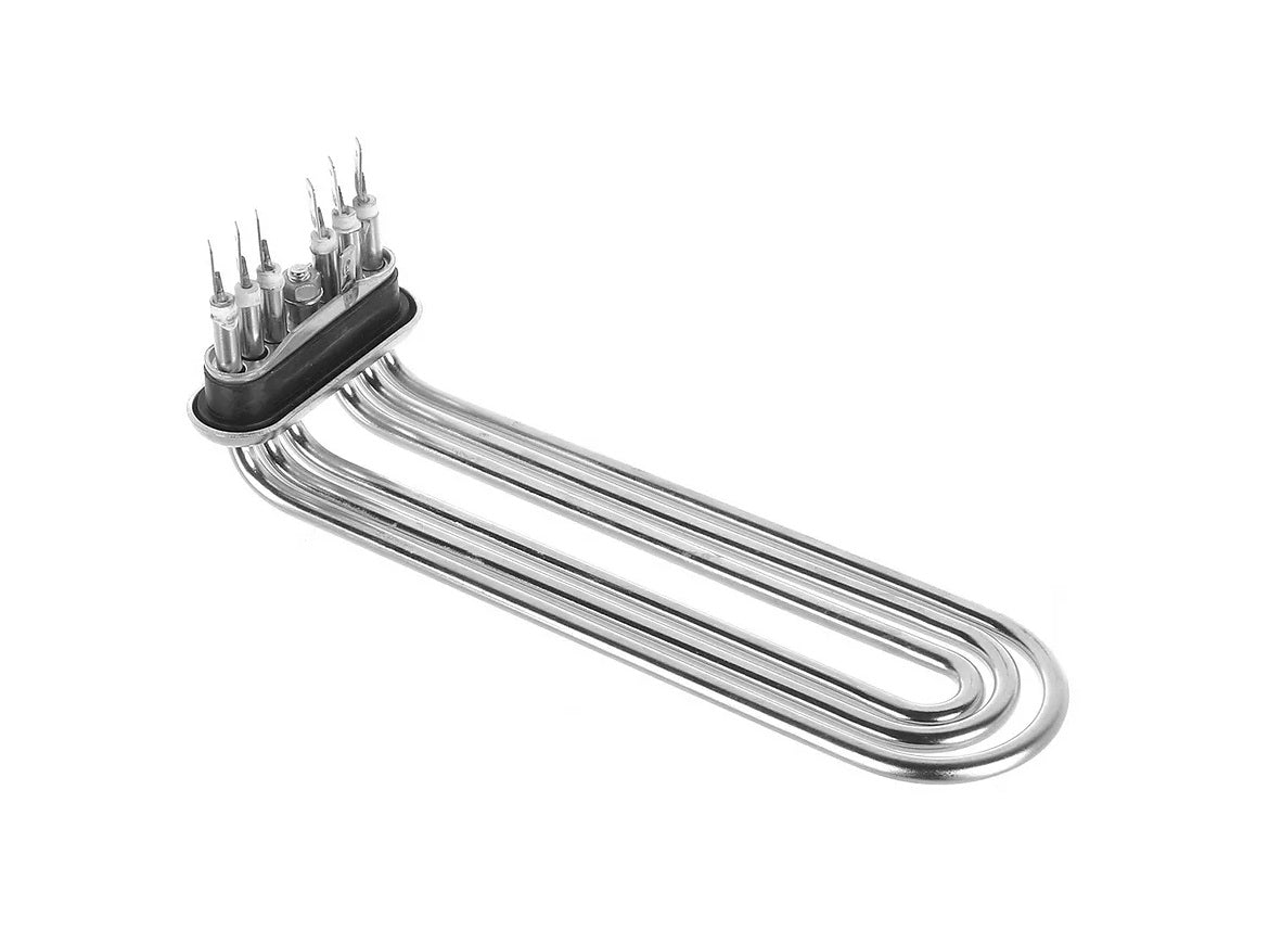 Heating element 230V 2100W L 225mm W 65mm H 25mm connection faston 6,3mm M6 - 627903