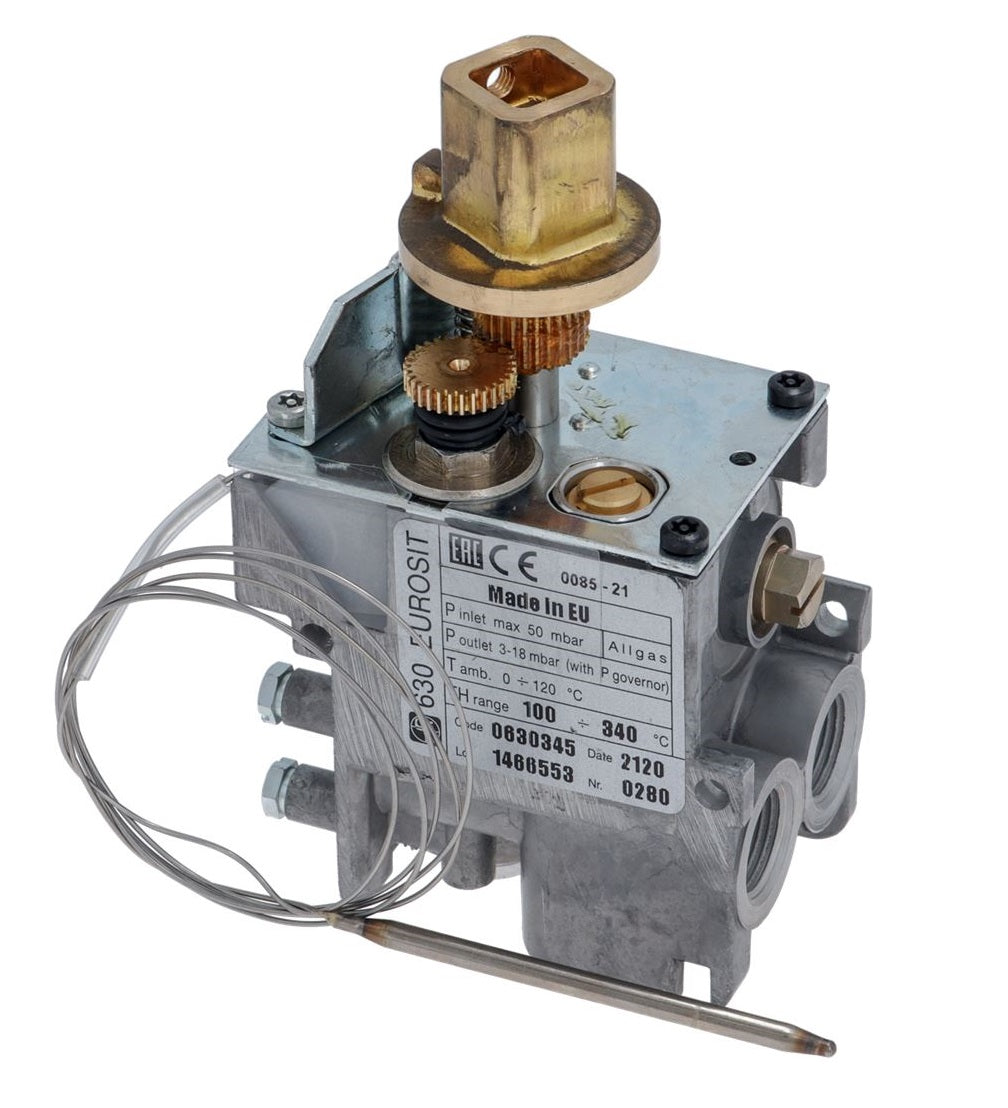 Valva de gaz termostatica Eurosit 630, 100-340°C, racorduri 3/8" - 628597