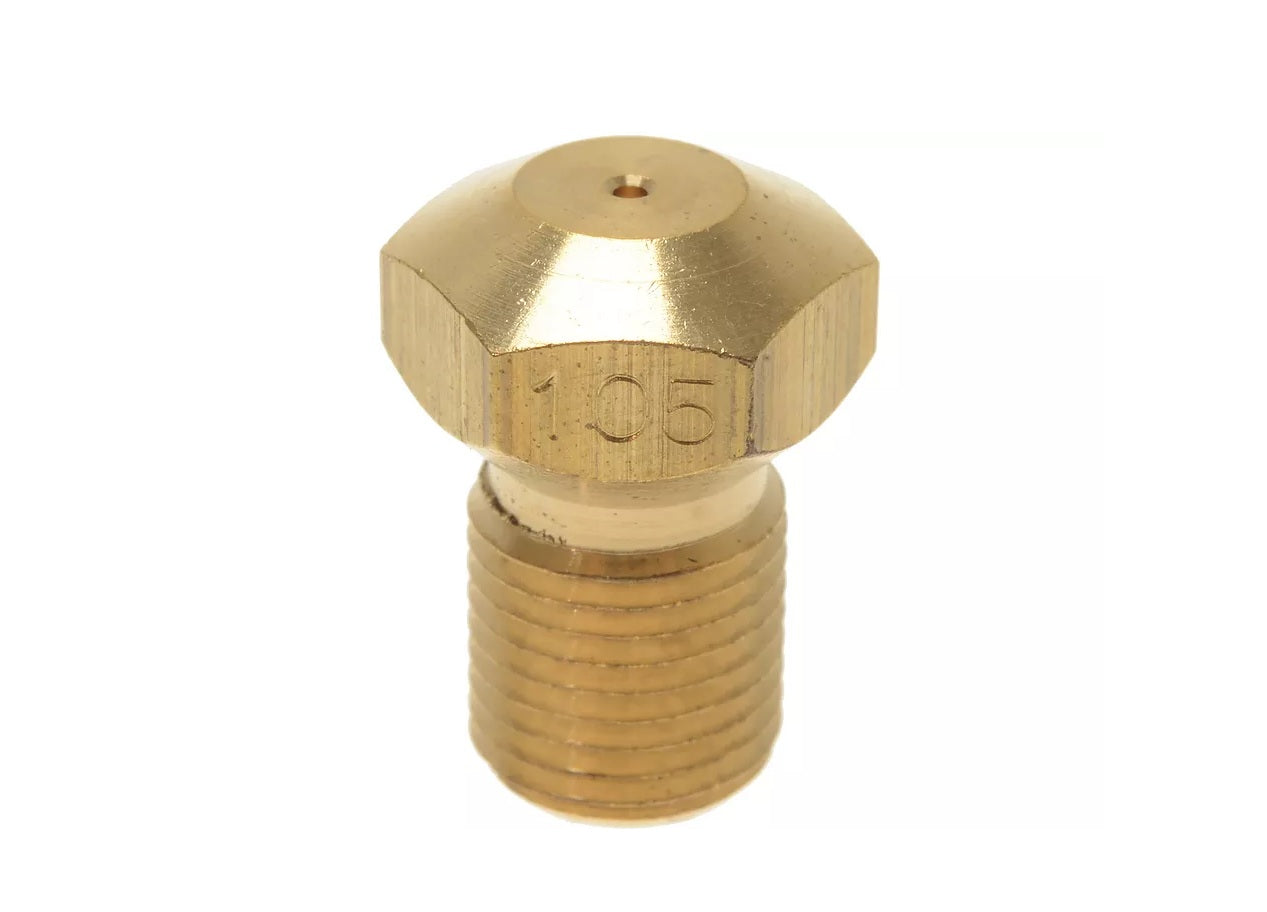 Gasdüse Gewinde M10x1 SW 13 Bohrung ø 1,05mm - 628690