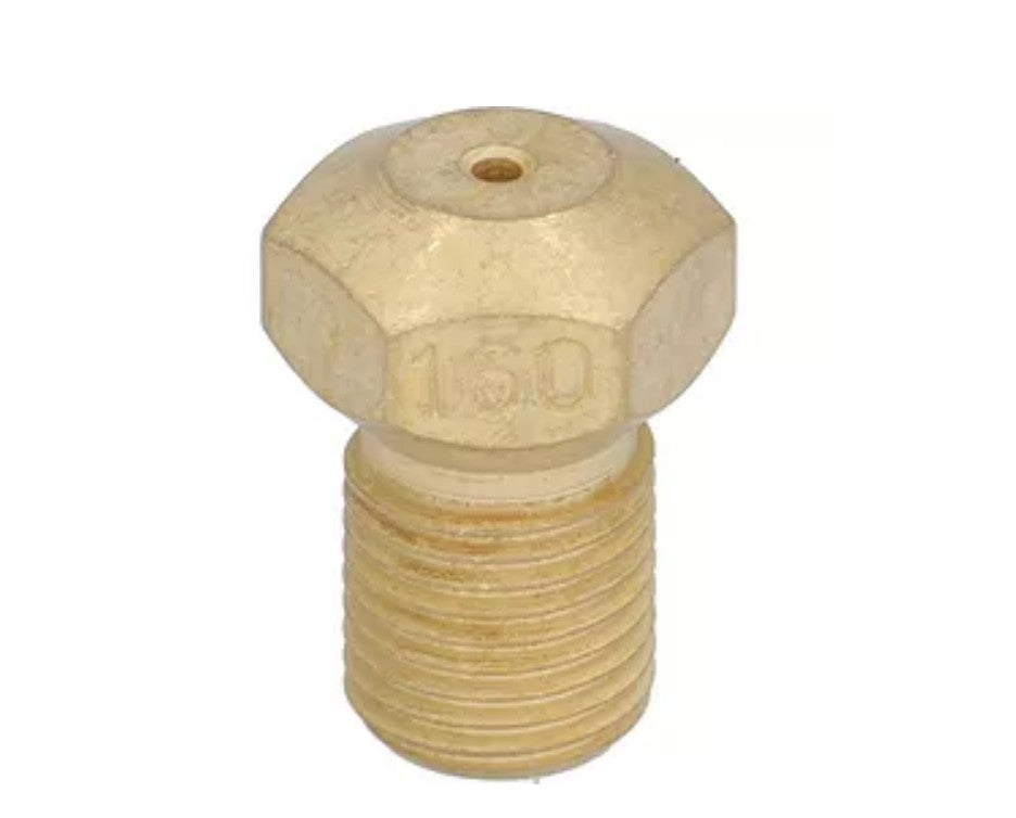 Gasdüse Gewinde M10x1 SW 13 Bohrung ø 1,6mm - 628701