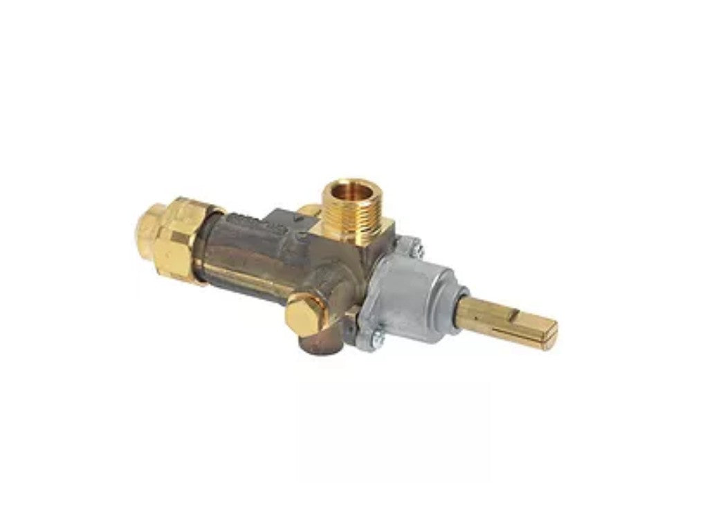 Gashahn COPRECI Typ CAL-3200 Gaseingang M18x1,5 (Rohr-ø 12mm) KBD ø 1,3mm - 628719