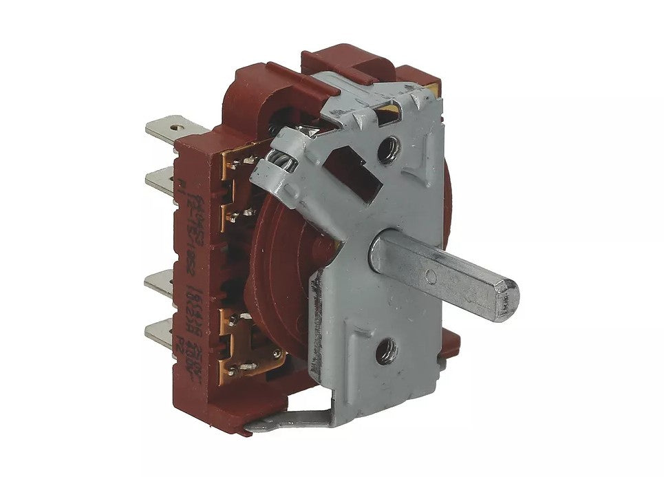 Intrerupator rotativ - selector cu 4 pozitii 1NO/2CO secventa 0-1-2-3 16A ax ø 6x4,6mm - 628751