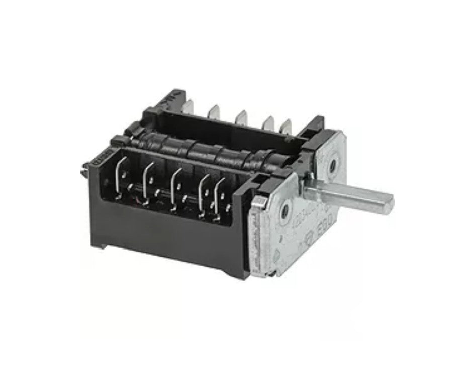 Intrerupator rotativ - selector cu 2 pozitii 4NO secventa 0-1 16A ax ø 6x4,6mm - 628760