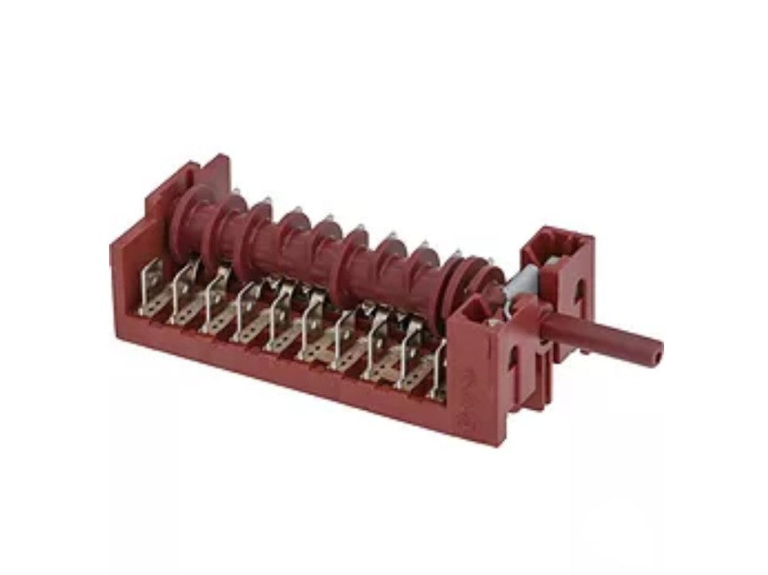 Intrerupator rotativ - selector cu 3 pozitii, 10NO, secventa 1-2-3, 16A, ax ø 6x4,6mm - 628784
