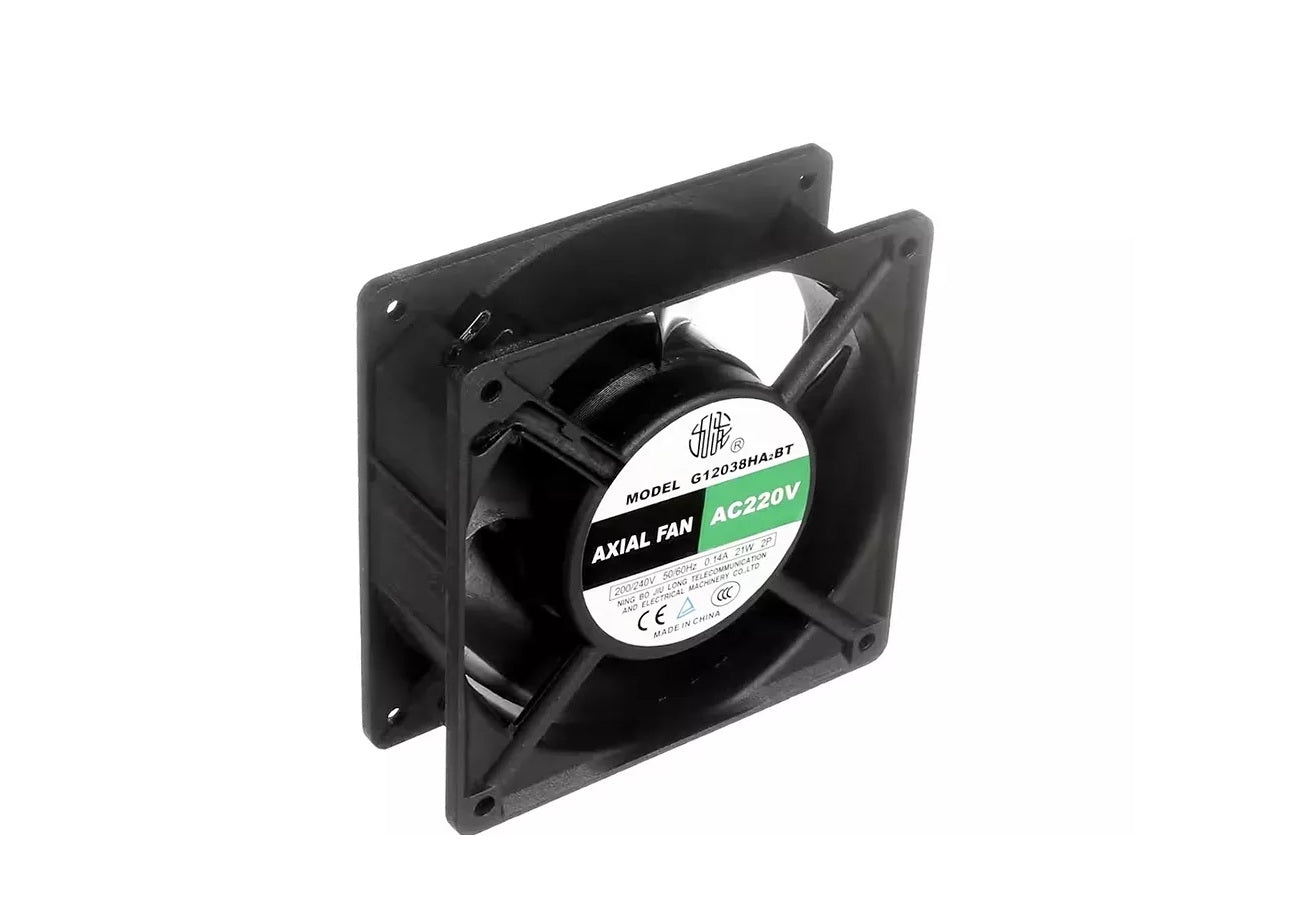 Axiallüfter L 119mm B 119mm H 38mm 230VAC 50/60Hz 22/21W Lager Kugellager - 629559