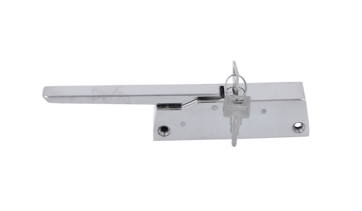 Verschluss L 122mm BA 104mm abschließbar Kaltgeräte G 885 B 28mm Grifflänge 135mm - 629790