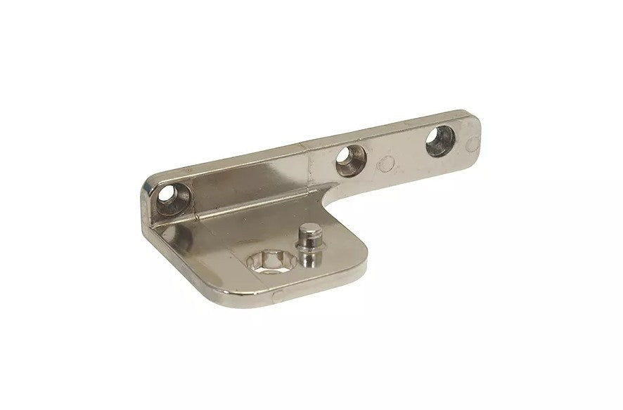 Scharnierlager Typ TRB/R1 36mm EP unten links L 100mm B 48mm H 17mm Zinkdruckguss, verchromt - 629805