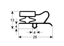 Kältedichtung Profil 9013 B 255mm L 375mm Steckmaß - 629840
