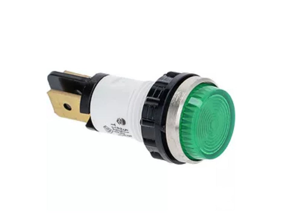 PILOTO LUMINOSO VERDE D-12MM 230V FASTON - 629907