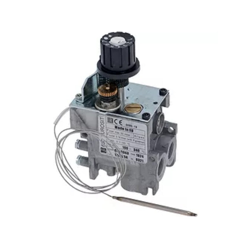 Gasthermostat Typ Serie 630 Eurosit 100-340°C Gaseingang 3/8" Gasausgang 3/8" - 629916