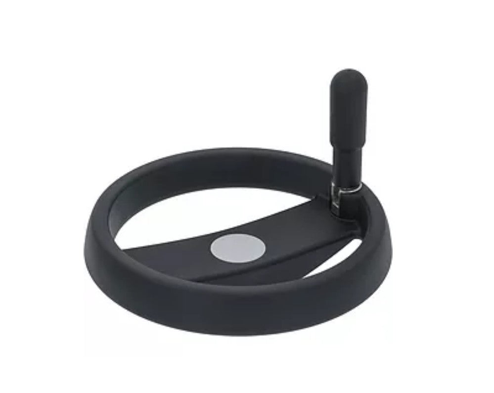 Handrad ø 200mm D1 ø 48mm Bohrung ø 20mm Gewinde M8 LA 9mm L1 30mm L2 60mm Grifflänge 82mm - 630106