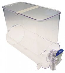 container with lever siver