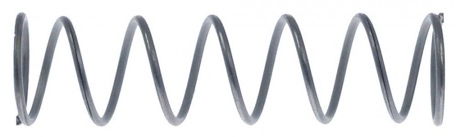 compression spring ø 20,5mm L 76mm wire gauge ø 1,7mm windings 7