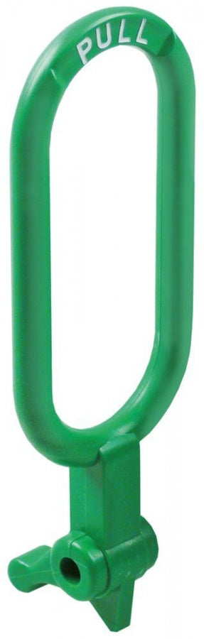 Clapeta levier pentru robinet  L 175 x 60 mm, H 45 mm, culoare verde - 650172