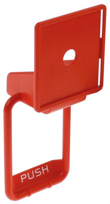 lever for drink dispenser PUSH L 200mm W 80mm H 66mm red Arctic