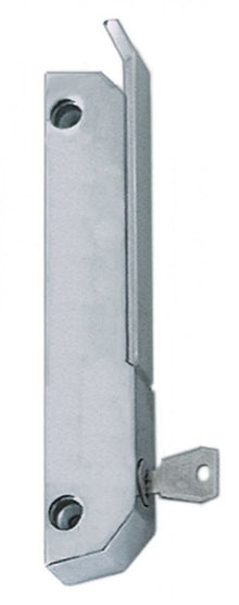 Handle latch L 185mm mounting distance 150mm chrome-plated locking version refrigeration units - 690016