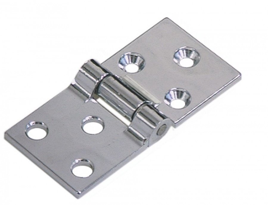  Hinge L 90mm W 43mm H 11mm mounting distance 26mm mounting distance 1 18mm hole ø 5,5/8mm - 690025