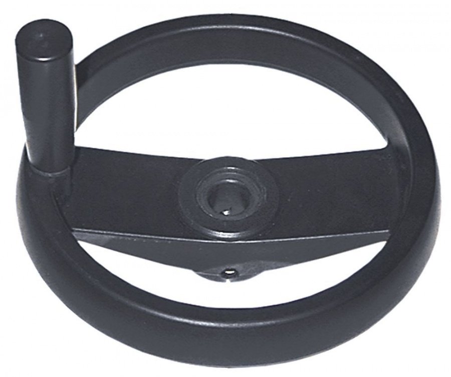 Hand wheel L1 30mm L2 60mm thread M8 hole distance 9mm ø 200mm D1 ø 48mm bore ø 20mm - 690086