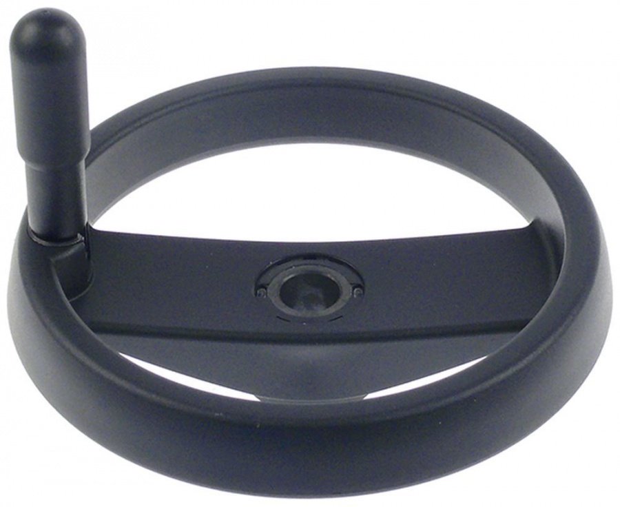 Hand wheel ø 200mm D1 ø 48mm bore ø 20mm hole ø 7mm hole distance 11mm L1 30mm L2 60mm - 690249