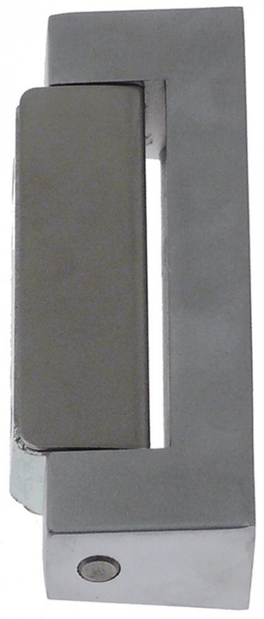 Edgemount hinge matt chrome-plated L 100mm W 20mm mounting distance 25/25mm without lift - 690252