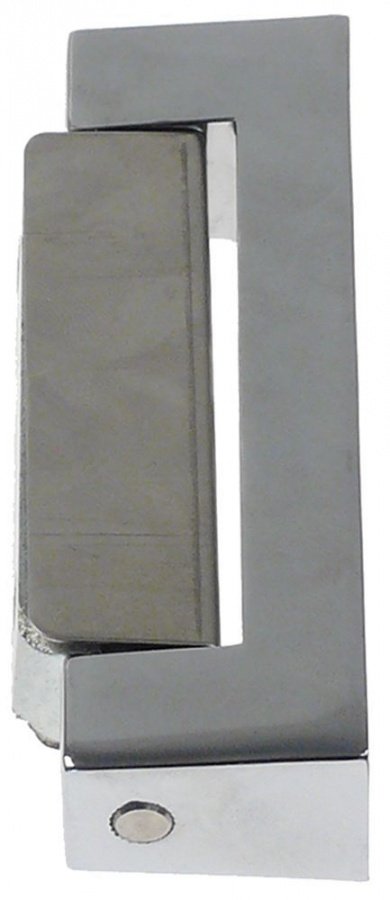 Edgemount hinge chrome-plated L 100mm W 20mm mounting distance 25/25mm without lift with bezel - 690253
