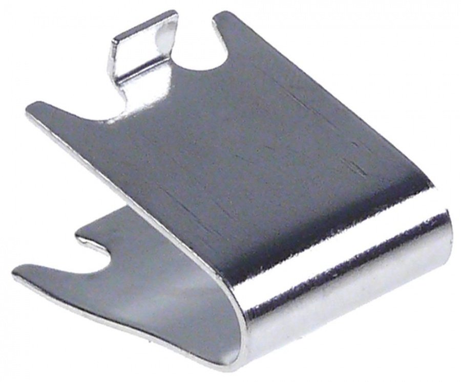 Clema suport grilaj 31/28 mm, latime 22 mm, inaltime 18 mm, din inox - 690331