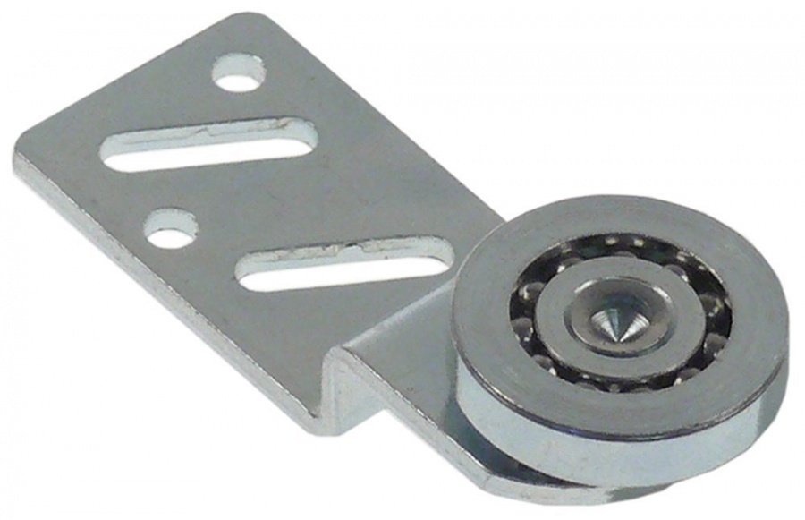 Roller ø 25mm 5,6mm ZCS/ZCS H 14mm L 65mm W 26mm mounting distance 40/50mm with holder - 690351