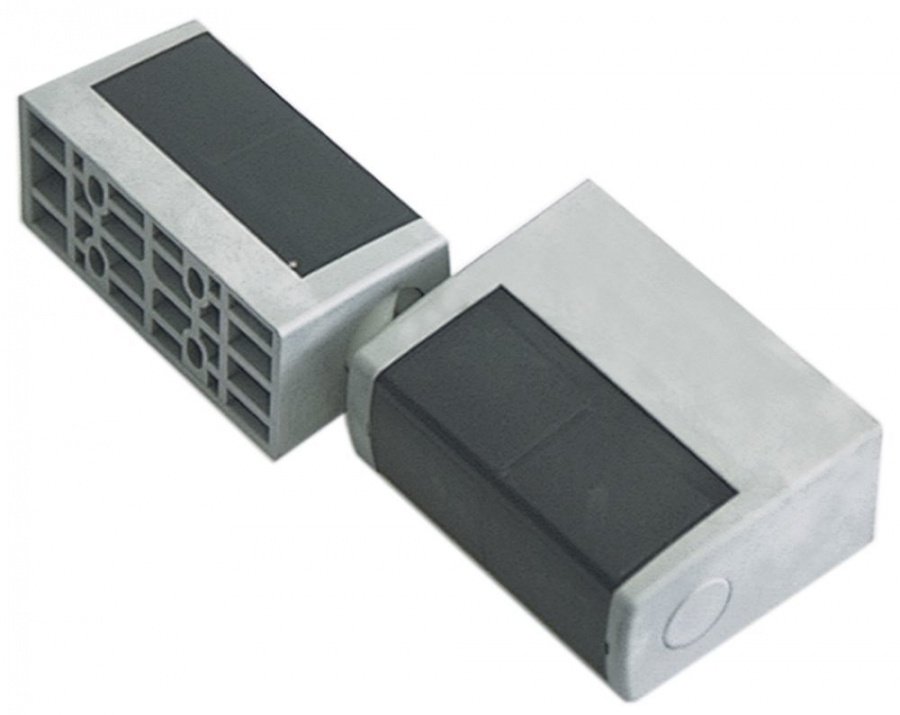 Edgemount hinge L 204mm mounting distance 38mm with gradient hinging left/right series 981 HP - 690374