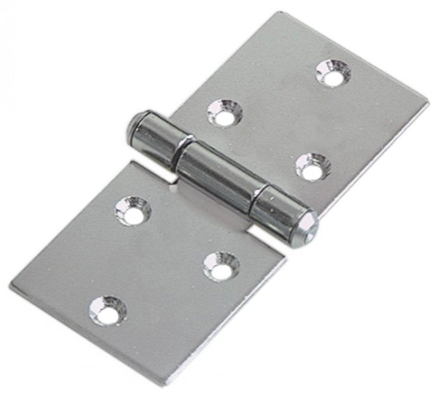 Hinge SS H 11,5mm L 119mm W 50mm thickness 2,5mm hole ø 5mm mounting distance 28mm type SS LB50 - 690379
